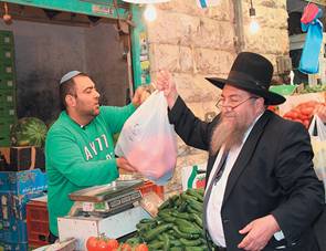 на рынке в Иерусалиме