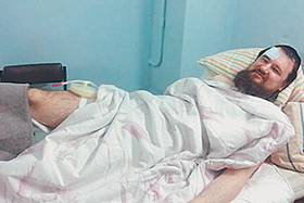 Пострадавший в результате нападения 19 января 2014 года студент киевской ешивы Дов-Бер Гликман