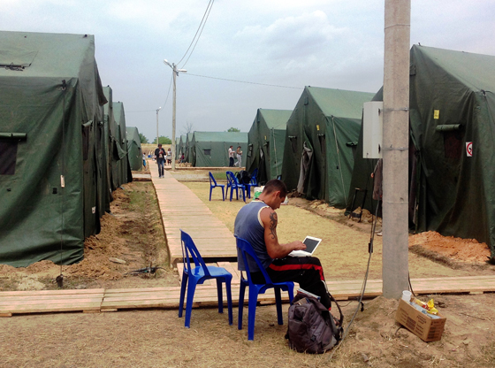 Изварино лагерь беженцев из Украины